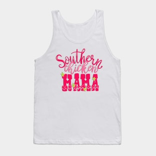 Southern Chicken Mama Funny Chicken T-shirt Tank Top